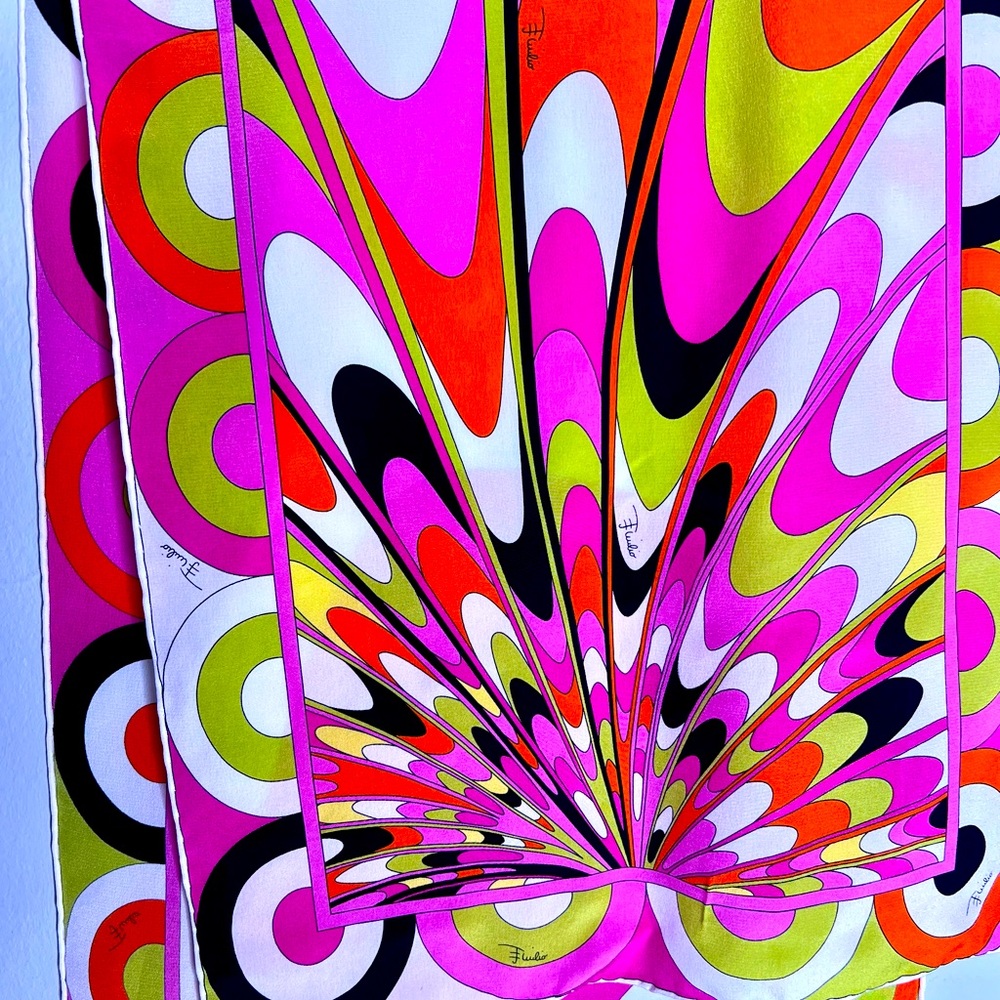 Vibrant Pucci silk scarf